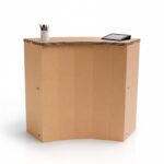 Reception modulare curvo in cartone 'Losa I'