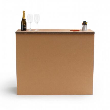 Bancone in cartone liscio 'Losa L'