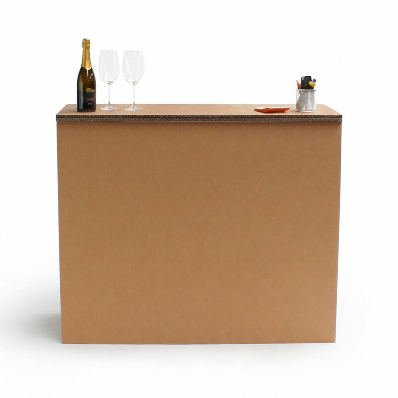 Theke aus glattem Karton 'Losa L'