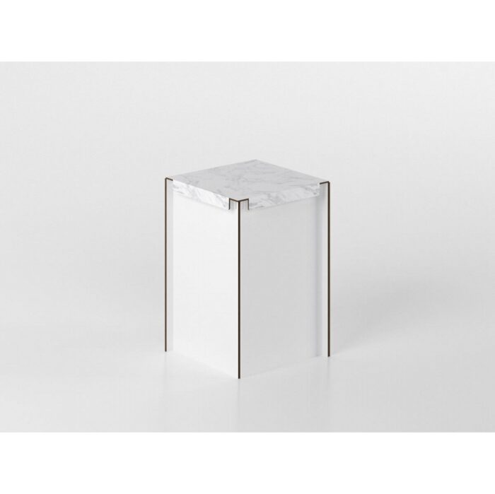 Base angolare 60 cm antracite/marmo 'Cassandra' - immagine 1