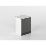 Base anta 60 cm antracite/marmo 'Cassandra'