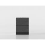 Meuble bas avec plaque de cuisson 60 cm anthracite/marbre – Image 3