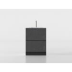 Sink base unit 60 cm anthracite/marble 'Cassandra' - Image 3