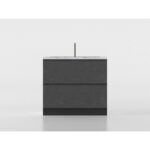 Sink base unit 90 cm anthracite/marble 'Cassandra' - Image 2