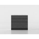 Base cassetti 90 cm antracite/marmo 'Cassandra' - immagine 2