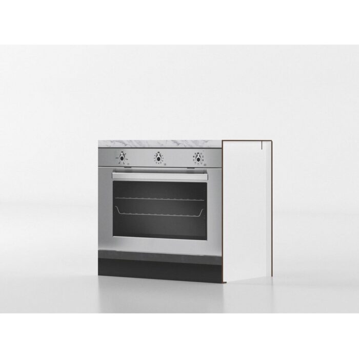 Base forno e fornelli 90 cm antracite/marmo 'Cassandra' - immagine 3