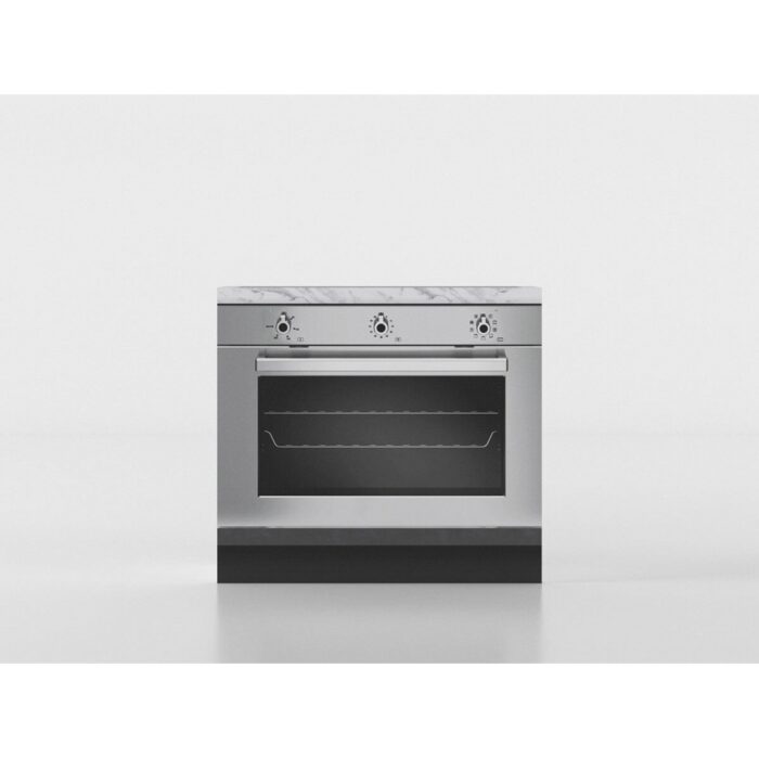 Base forno e fornelli 90 cm antracite/marmo 'Cassandra' - immagine 2