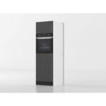 Colonna forno 60 cm antracite/marmo 'Cassandra' - immagine 3