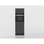Colonna forno 60 cm antracite/marmo 'Cassandra' - immagine 2