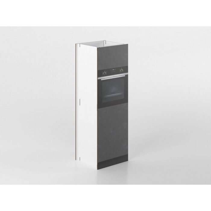 Colonna forno 60 cm antracite/marmo 'Cassandra' - immagine 1