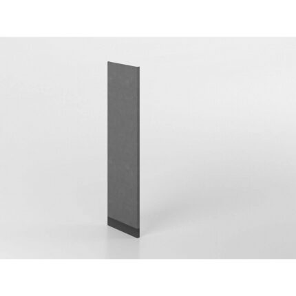 Fianco finitura colonna antracite/marmo 'Cassandra'