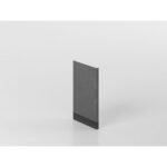 Fianco finitura base antracite/marmo 'Cassandra'