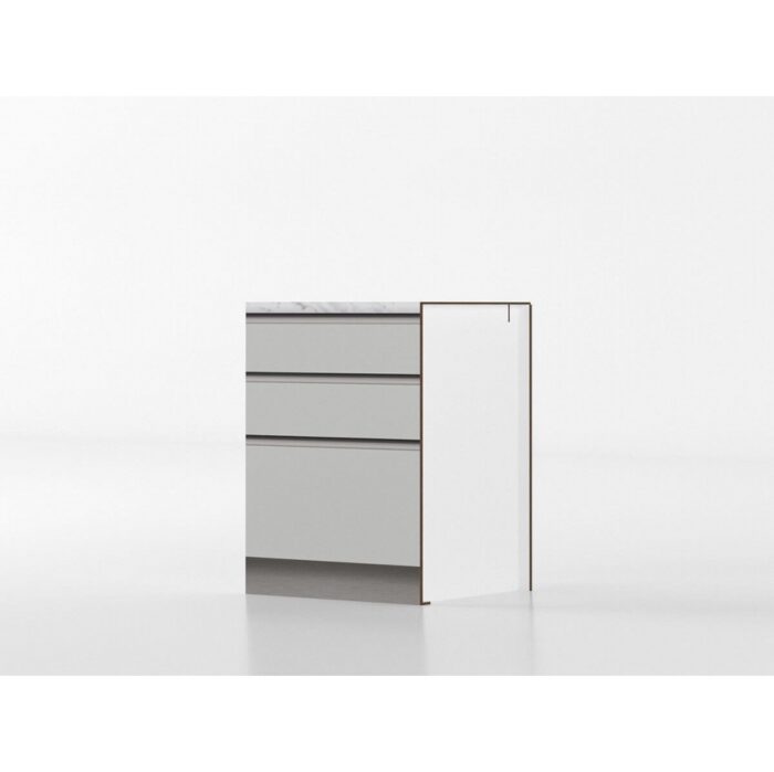 Base cassetti 60 cm grigio/marmo 'Cassandra' - immagine 3