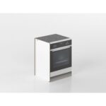 Base forno e fornelli 60 cm grigio/marmo 'Cassandra'