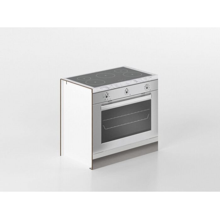 MaGi-Base-da-90-Fornello-Forno-3 Base forno e fornelli 90 cm grigio/marmo 'Cassandra' - immagine 1