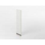 Fianco finitura colonna grigio/marmo 'Cassandra'