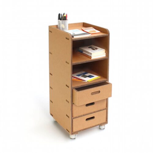 Commode de bureau en carton 'Mazia'