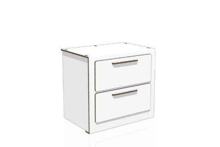 Base in cartone 90 cm cucina 'Gioa' - NaturDesign