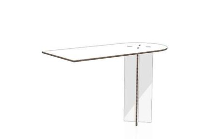 Penisola curva cucina ni cartone 'Gioia'