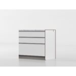 Base cassetti 90 cm bianco/marmo 'Cassandra' - immagine 3