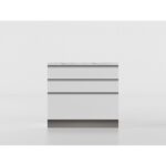 Base cassetti 90 cm bianco/marmo 'Cassandra' - immagine 2