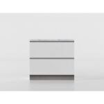 Base cassettoni 90 cm bianco/marmo 'Cassandra' - immagine 2