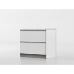 Cooker base unit 90 cm white/marble 'Cassandra' - Image 2