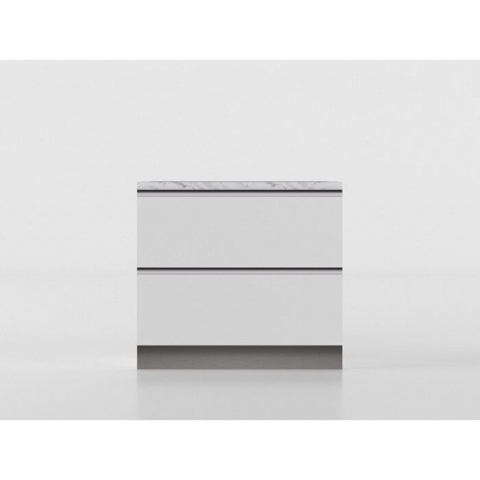 Cooker base unit 90 cm white/marble 'Cassandra' - Image 3