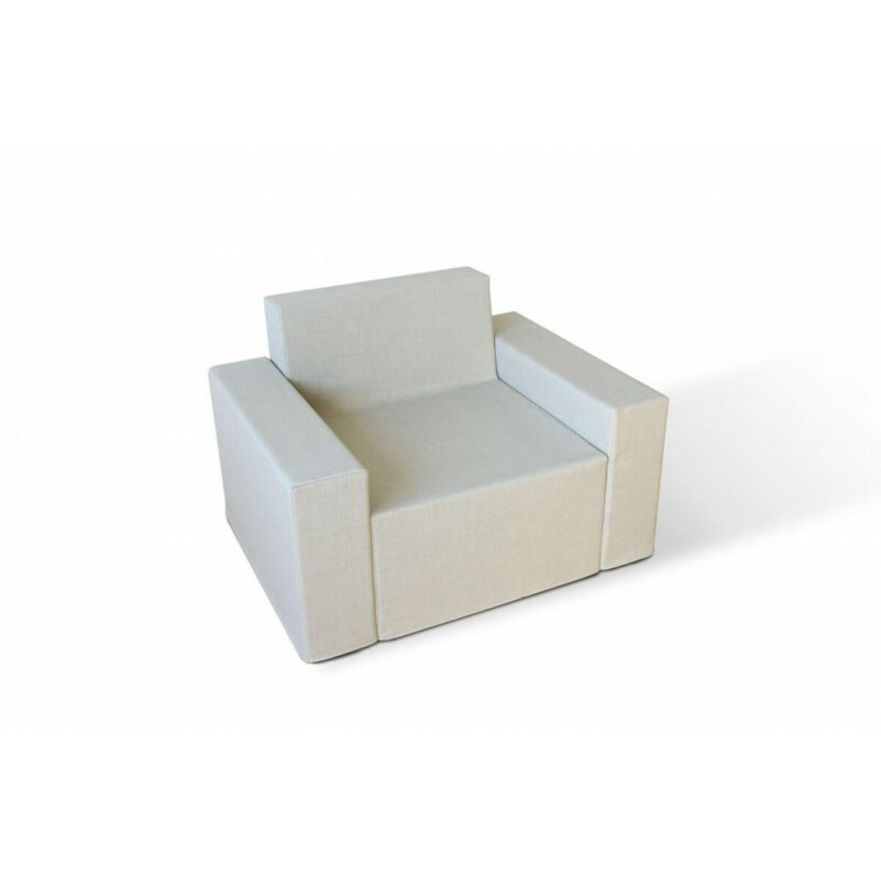 Cardboard armchair with Beige upholstery home stagnig