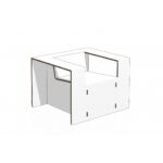 Poltrona in cartone per arredi Home Staging - NaturDesign