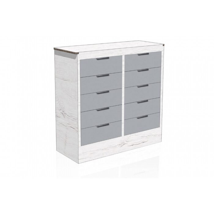 Cassettiera stampata in cartone 100 cm home stagingpata-100 Cassettiera stampata in cartone 100 cm home staging