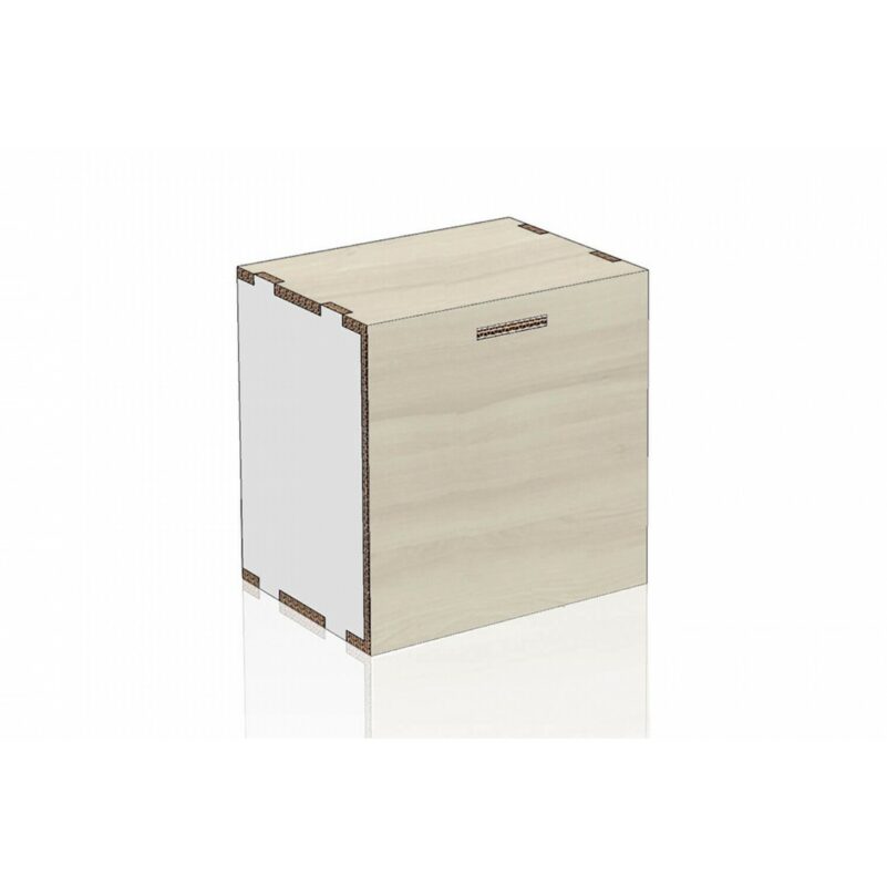 Bibliothèque en carton imprimé de 40 cm pour le Home Staging