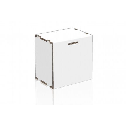 Bibliothèque en carton 40 cm pour le home staging - NaturDesign