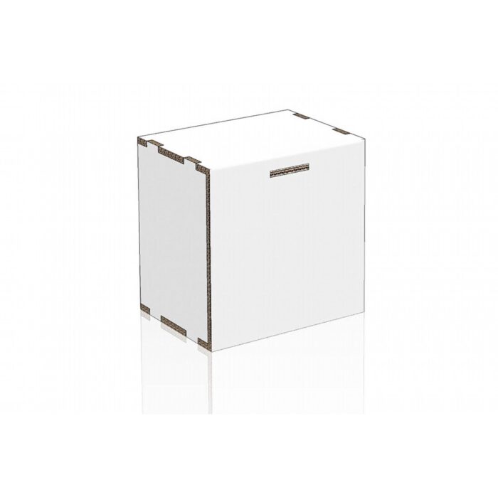 Libreria 40 cm in cartone per home staging - NaturDesign