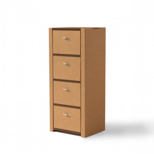 Cardboard office filing cabinet 'Redasco' - NaturDesign