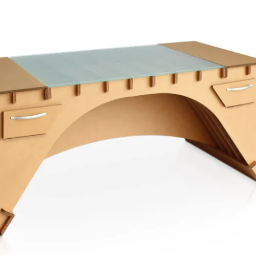 Scrivania in cartone creativa 'Trayo 02'