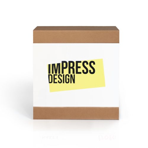 Desk in cartone personalizzabile 'Vago L 100'