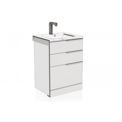 Lavandino stampato in cartone Home Staging