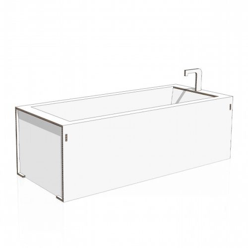 Boîtier en carton pour meubles de home staging