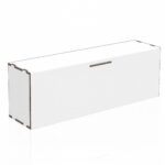 Libreria 120 cm in cartone per Home Staging