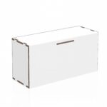 Libreria 80 cm in cartone per Home Staging - NatruDesign