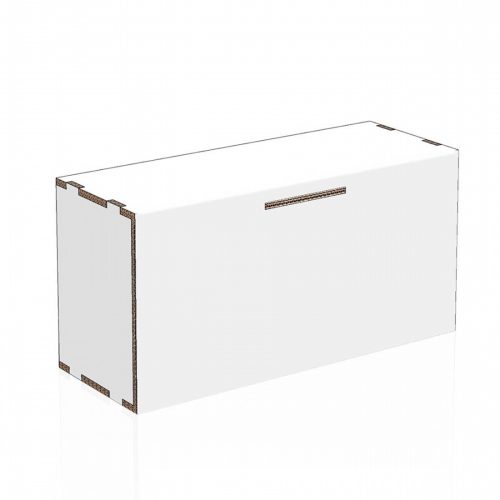 Libreria 80 cm in cartone per Home Staging - NatruDesign