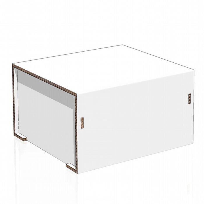 Pouf in cartone per arredi home staging - NaturDesign