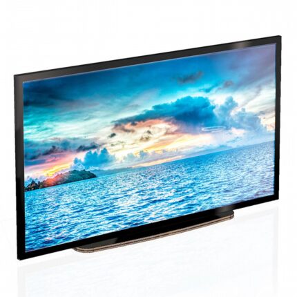 55-Zoll-Fernseher aus bedrucktem Karton für Home Staging