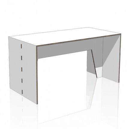 Bureau en carton 150 cm pour le home staging - NaturDesign