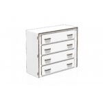 Comò in cartone per allestimenti home staging