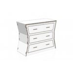 Comò intagliato in cartone per home staging- NaturDesign