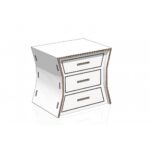 Table de chevet en carton sculpté pour le Home Staging