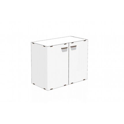 Armadio 80 cm in cartone per arredi Home Staging