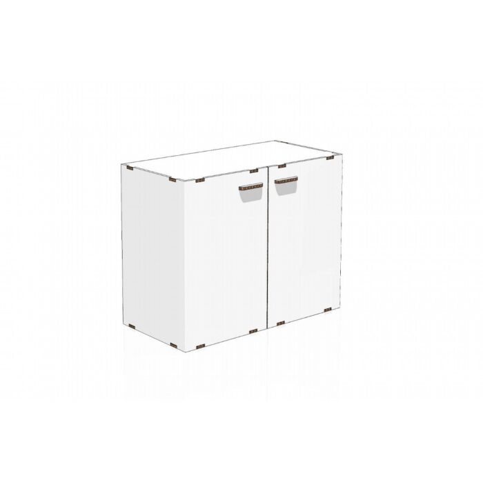 Armadio 80 cm in cartone per arredi Home Staging